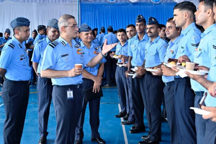 एयर मार्शल तरुण चौधरी ने वायु योद्धाओं के उच्च मनोबल और प्रतिबद्धता की सराहना