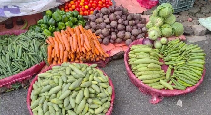 विभिन्न प्रकार की सब्जी