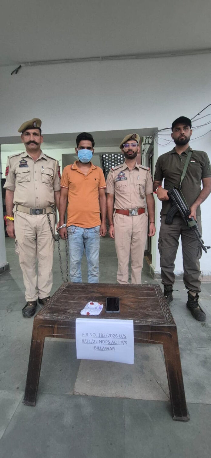 11 grams of heroin seized in Dewal, Bilawar; one drug smuggler arrested.