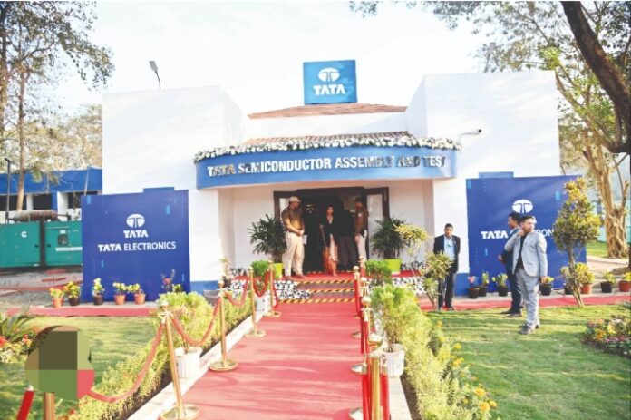 Tata Semiconductor Plant in Jagiroad, Assam.