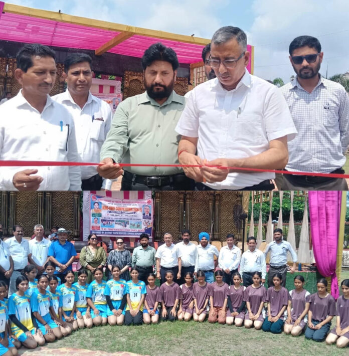 DC Rajesh Sharma inaugurated the inter-district Kho-Kho tournament.