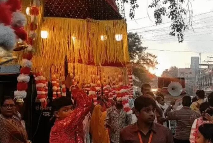 इंदौर में निकली अहिल्याबाई की पालकी यात्रा