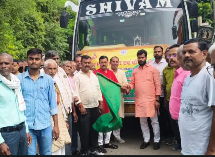 फोटो। पोषक अनाजों की उन्नत खेती सीखने जोधपुर रवाना हुए 50 किसान