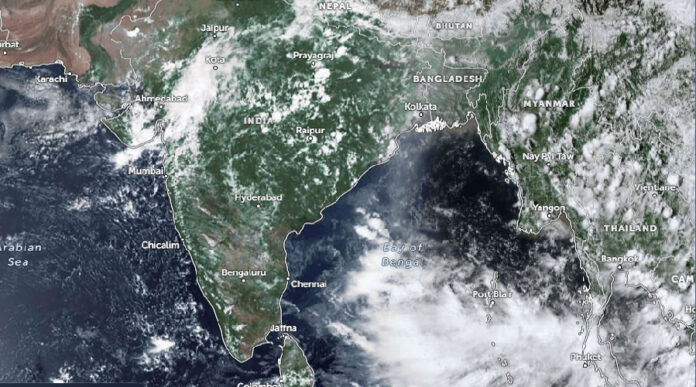 सेटेलाइट से मिली मौसम बदलने की तस्वीर