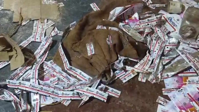 अवैध गुटखा जब्त