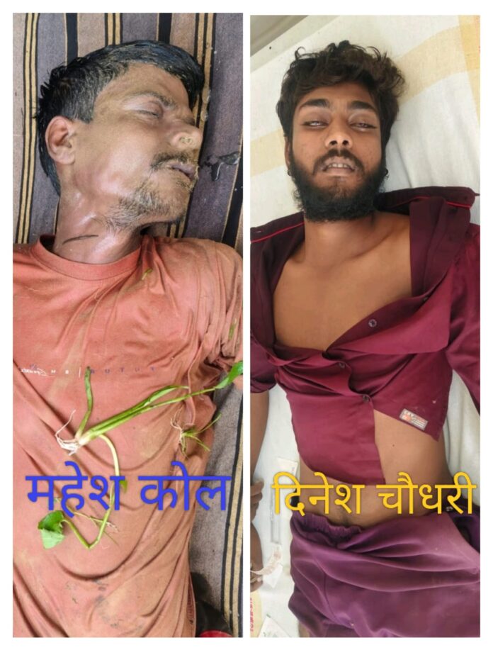 दाेनाे युवकाे के शव दाेनाे युवकाे के शव