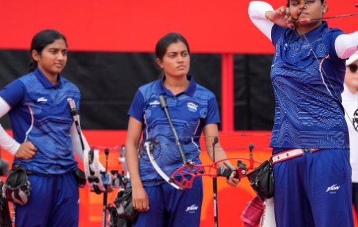 चिकिथा तनिपर्थी, पृथिका प्रदीप और ज्योति सुरेखा वेन्नम ने भारत के लिए स्वर्ण पदक जीता