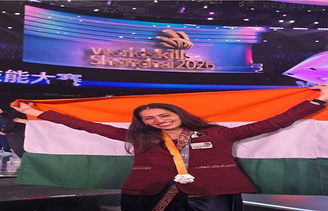 वर्ल्डस्किल्स प्रतियोगिता-2026 में उत्तरकाशी की सानिया जोशी। वर्ल्डस्किल्स प्रतियोगिता-2026 में उत्तरकाशी की सानिया जोशी।