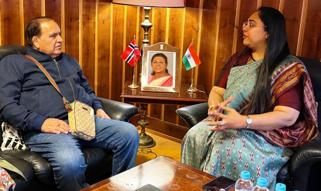 स्पीकर की नार्वे के भारतीय दूतावास प्रमुख से भेंट स्पीकर की नार्वे के भारतीय दूतावास प्रमुख से भेंट