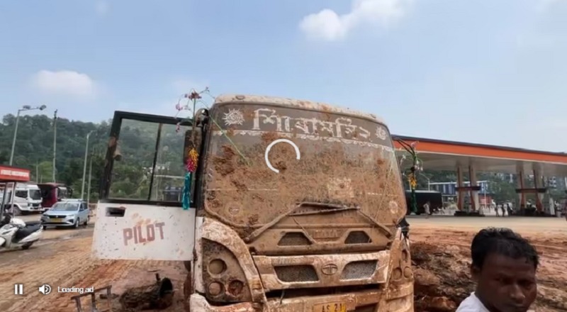 Image of the Landslide In Jorabat in Guwahati Outskirt. Image of the Landslide In Jorabat in Guwahati Outskirt.