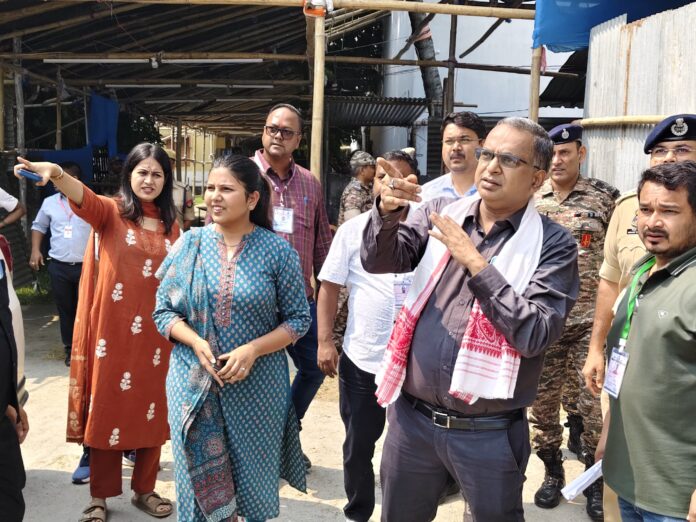 Assam Chief Electoral Officer (CEO) Anurag Goel on Saturday Reviewing Poll Preparedness in Morigaon for Nagaon Bye-Election.
