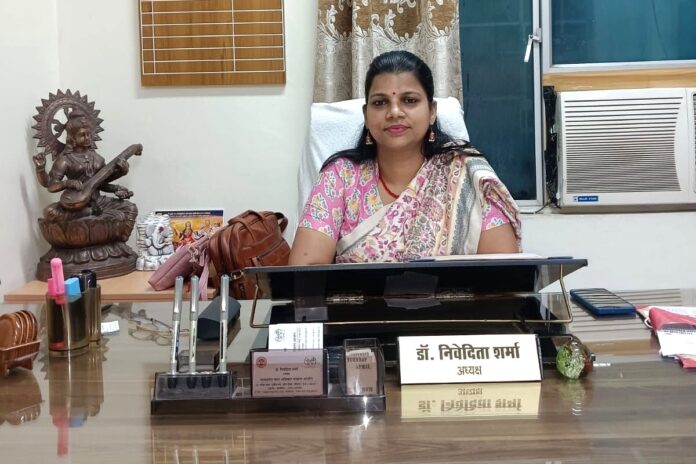 डॉ निवेदिता शर्मा , अध्यक्ष मप्र बाल अधिकार संरक्षण आयोग डॉ निवेदिता शर्मा , अध्यक्ष मप्र बाल अधिकार संरक्षण आयोग