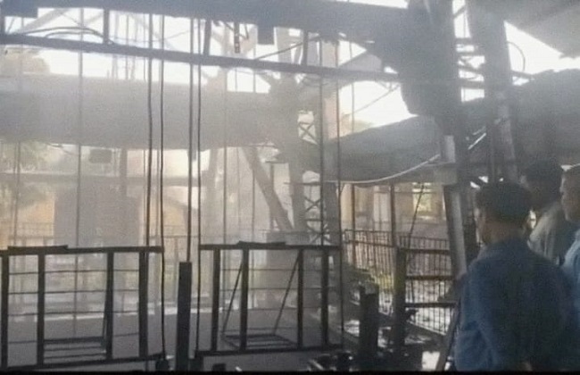 एयर ब्लास्ट की घटना की तस्वीर एयर ब्लास्ट की घटना की तस्वीर