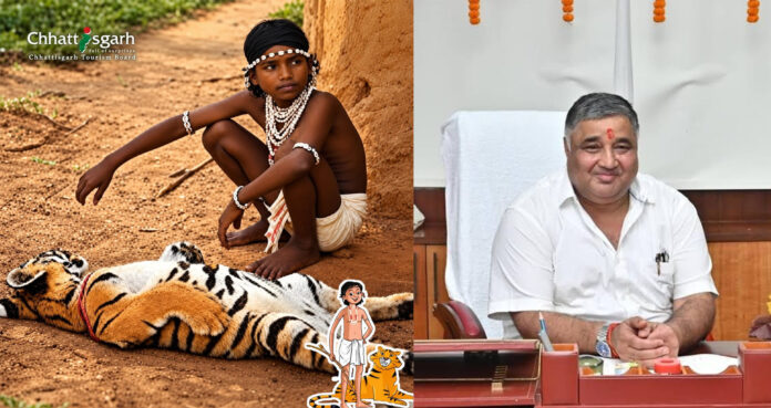 चेंदरू राम मांडवी एवं मंत्री राजेश अग्रवाल की फाइल फाेटाे चेंदरू राम मांडवी एवं मंत्री राजेश अग्रवाल की फाइल फाेटाे
