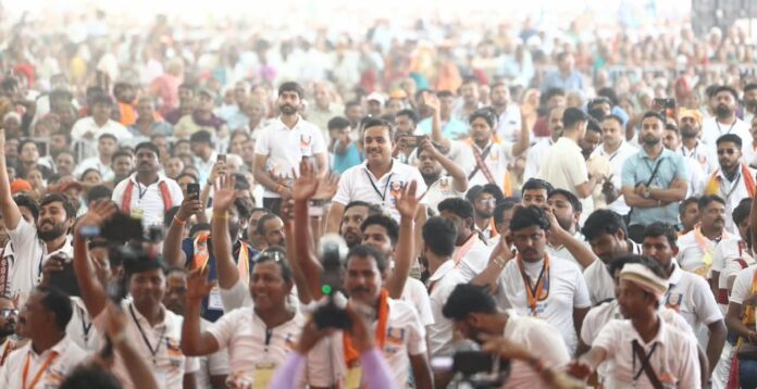 The grand closing ceremony of the Varanasi to Vadnagar Seva Yatra concluded in Vadnagar. The grand closing ceremony of the Varanasi to Vadnagar Seva Yatra concluded in Vadnagar.