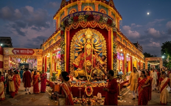 दुर्गापूजा के समय का मौसम दुर्गापूजा के समय का मौसम