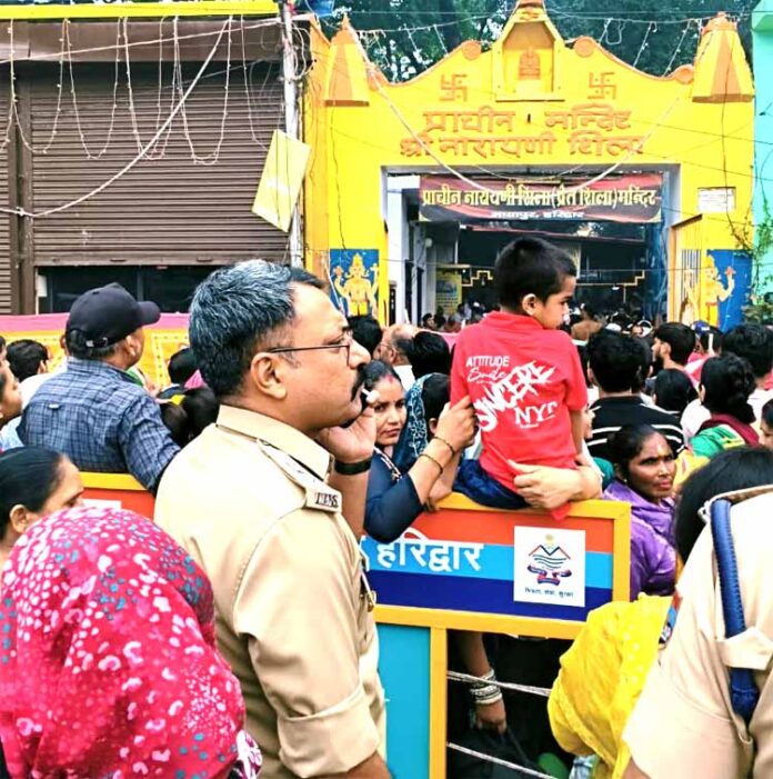व्यवस्था संभालते एसएसपी व्यवस्था संभालते एसएसपी