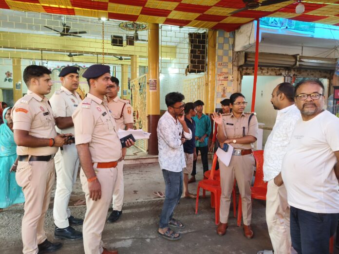 पंडाल निरीक्षण पंडाल निरीक्षण