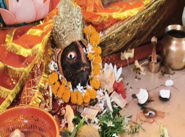 देवी प्रतिमा की फाेटाे देवी प्रतिमा की फाेटाे
