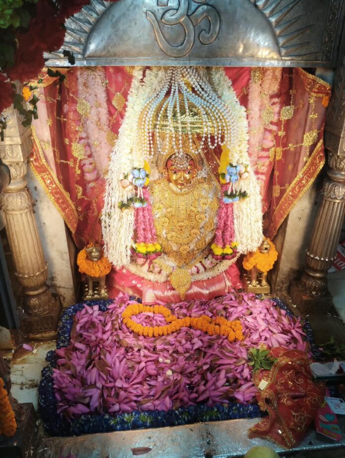 मां कूष्मांडा ,दरबार में श्रद्धालु