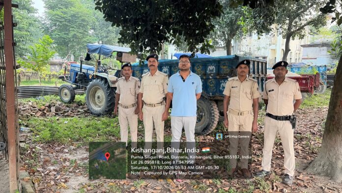 अवैध बालू खनन पर प्रशासन का बड़ा प्रहार, पिपला चौक से दो ट्रैक्टर जब्त