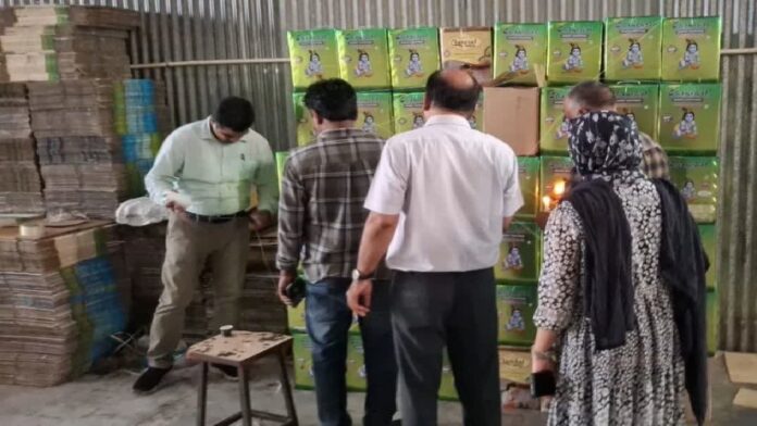 जयपुर में बेकरी शॉर्टनिंग के 2699 किलो उत्पाद सीज