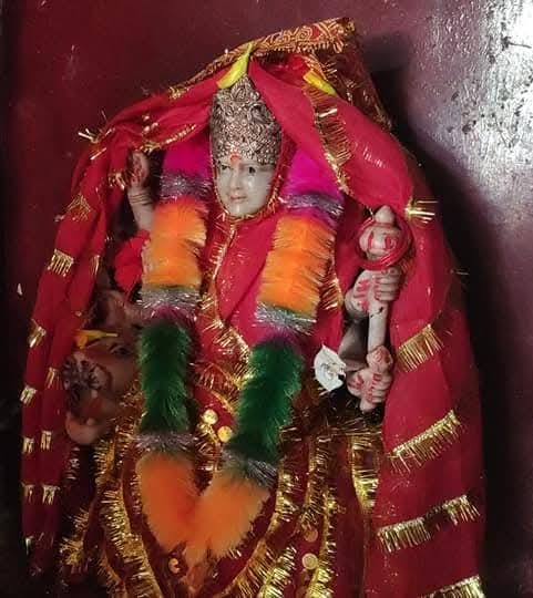 मां बागेश्वरी की प्रतिमा मां बागेश्वरी की प्रतिमा