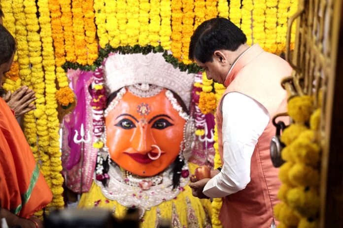 मुख्यमंत्री डॉ. यादव ने नगरकोट माता के दर्शन किए