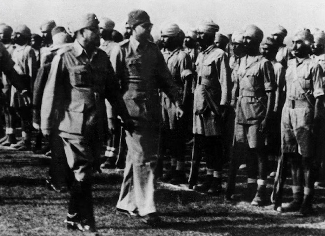 नेताजी सुभाष चंद्र बोस ने आजाद हिंद फौज के सर्वोच्च सेनापति के रूप में स्वतंत्र भारत की अस्थायी सरकार की स्थापना की नेताजी सुभाष चंद्र बोस ने आजाद हिंद फौज के सर्वोच्च सेनापति के रूप में स्वतंत्र भारत की अस्थायी सरकार की स्थापना की