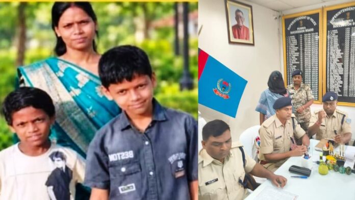 प्रेसवार्ता करती पुलिस प्रेसवार्ता करती पुलिस