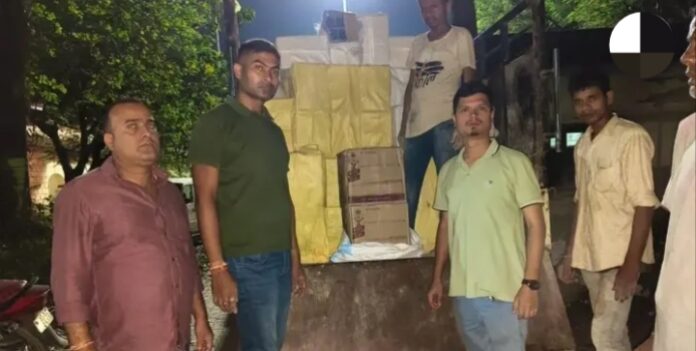 Image Cachar Excise Department Seizure Illegal Liquor and Two Detained Accused.