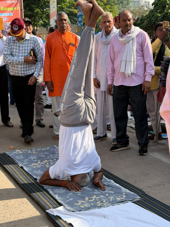 परिक्रमा करते हुए कैप्टन पूरन सिंह