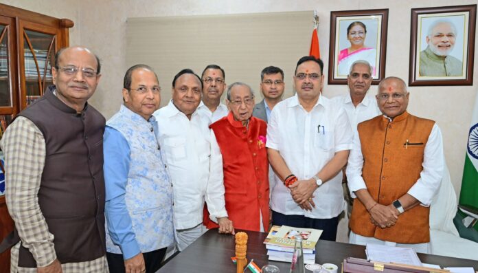 राजस्थान चैंबर के प्रतिनिधिमंडल ने मुख्यमंत्री भजनलाल शर्मा से की मुलाकात राजस्थान चैंबर के प्रतिनिधिमंडल ने मुख्यमंत्री भजनलाल शर्मा से की मुलाकात
