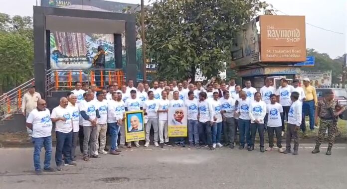 राष्ट्रीय एकता मार्च में सांसद विद्युत वरण महतो